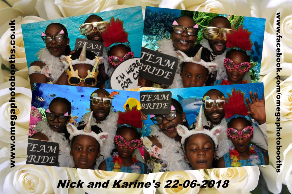 Nick & Karine's Wedding | View more photos from the event at gallery.omegaphotobooths.co.uk/u/Omega-Photobooths/Nick-Karines-Wedding